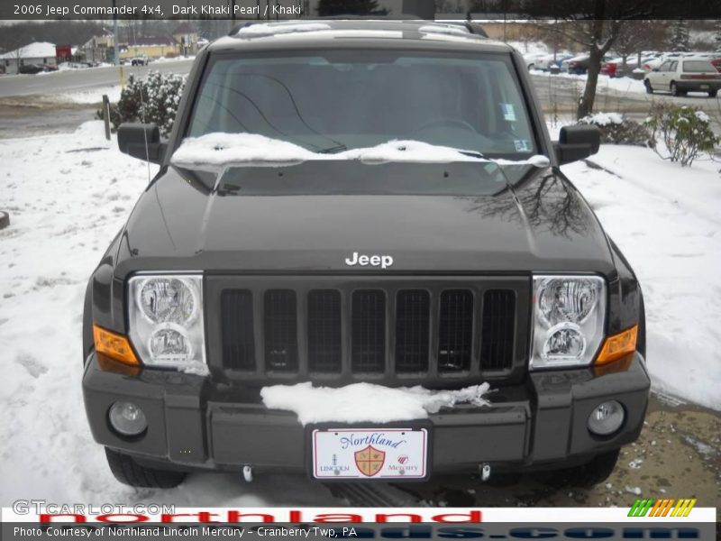 Dark Khaki Pearl / Khaki 2006 Jeep Commander 4x4