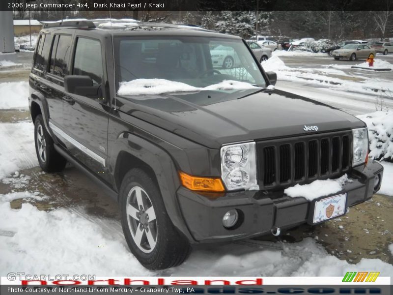 Dark Khaki Pearl / Khaki 2006 Jeep Commander 4x4