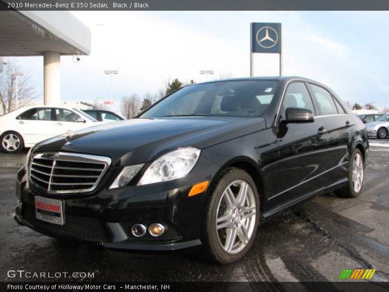 Black / Black 2010 Mercedes-Benz E 350 Sedan