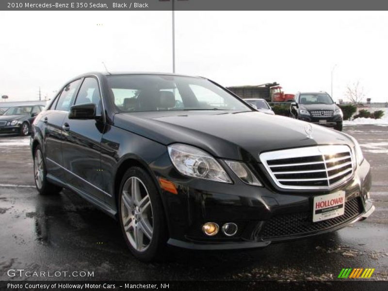 Black / Black 2010 Mercedes-Benz E 350 Sedan