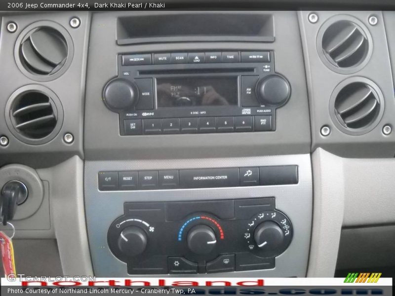 Dark Khaki Pearl / Khaki 2006 Jeep Commander 4x4