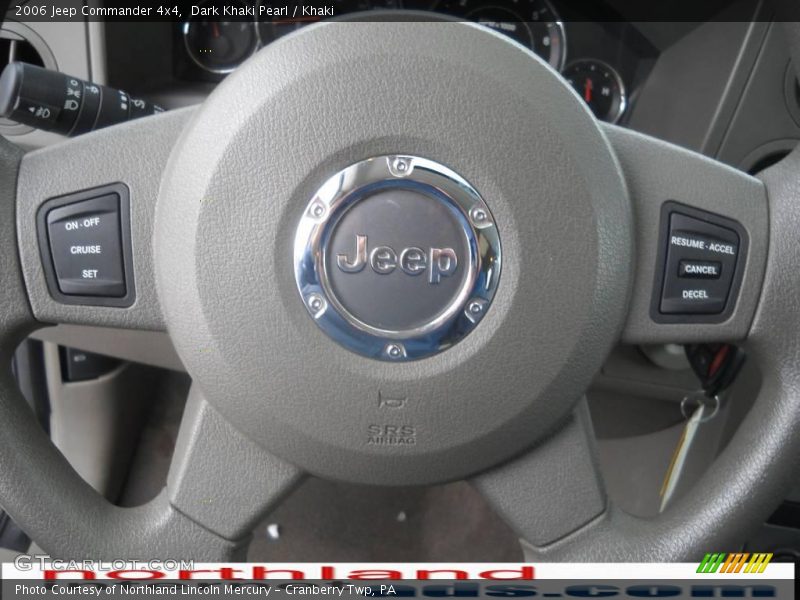 Dark Khaki Pearl / Khaki 2006 Jeep Commander 4x4