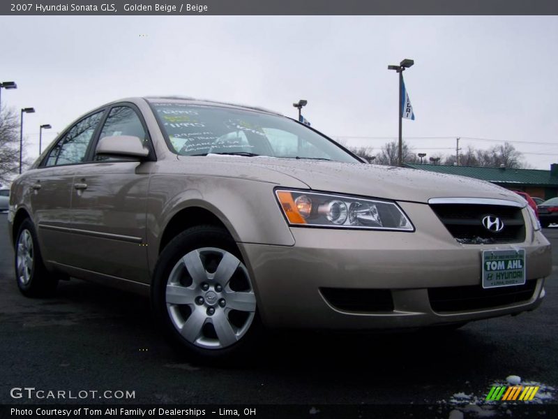 Golden Beige / Beige 2007 Hyundai Sonata GLS
