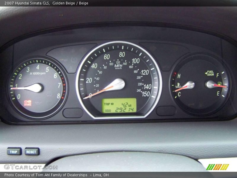 Golden Beige / Beige 2007 Hyundai Sonata GLS
