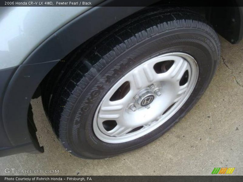 Pewter Pearl / Black 2006 Honda CR-V LX 4WD