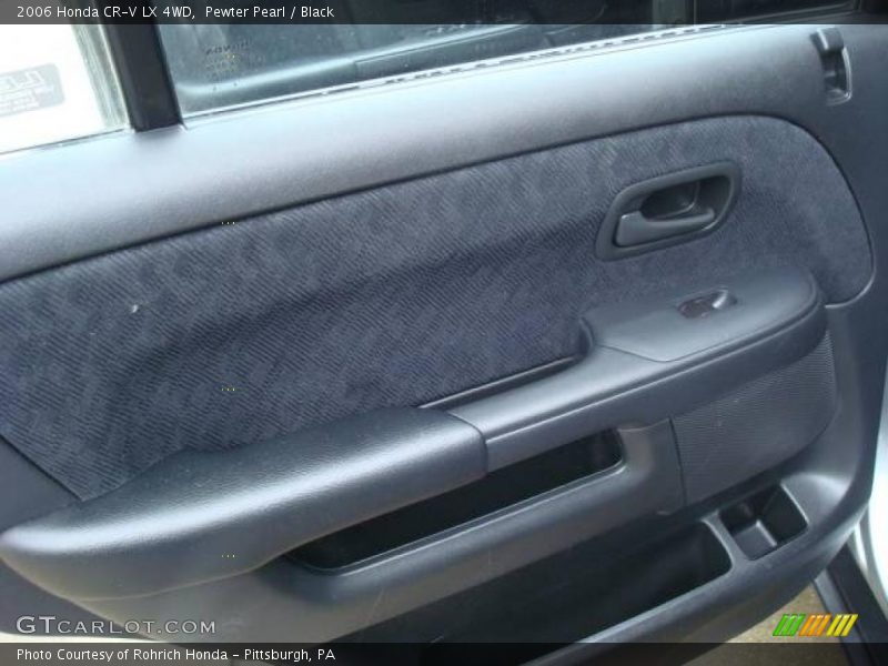 Pewter Pearl / Black 2006 Honda CR-V LX 4WD