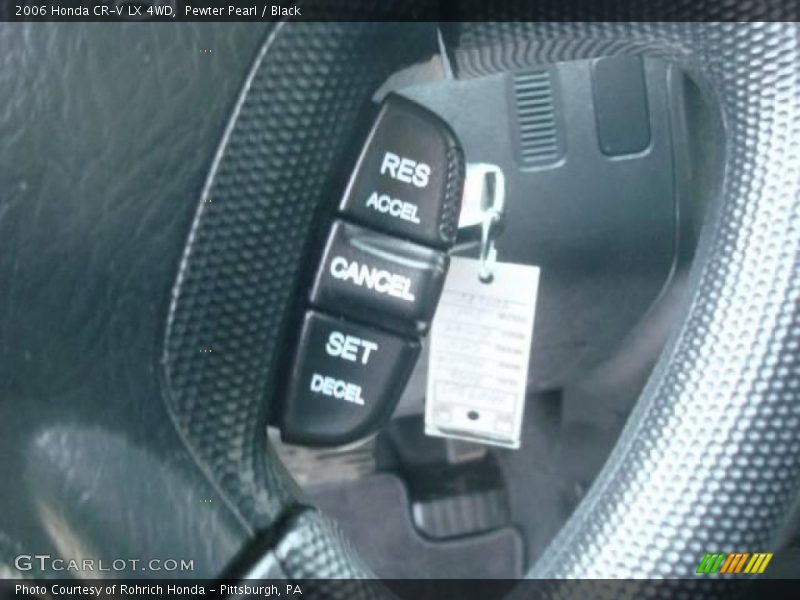 Pewter Pearl / Black 2006 Honda CR-V LX 4WD