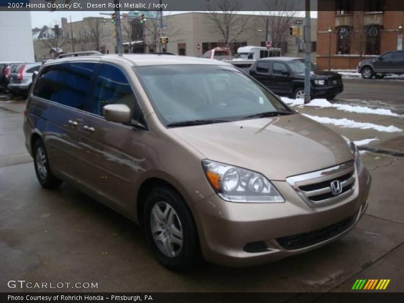 Desert Rock Metallic / Ivory 2007 Honda Odyssey EX