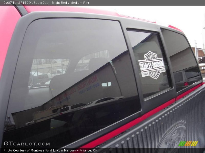 Bright Red / Medium Flint 2007 Ford F150 XL SuperCab