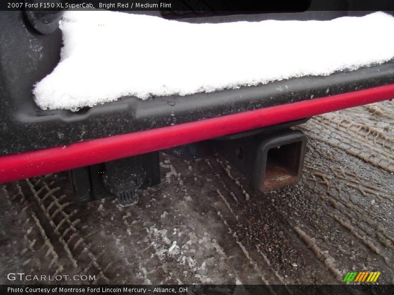 Bright Red / Medium Flint 2007 Ford F150 XL SuperCab