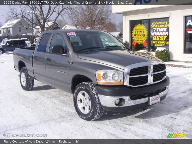 Mineral Gray Metallic / Medium Slate Gray 2006 Dodge Ram 1500 SLT TRX Quad Cab 4x4
