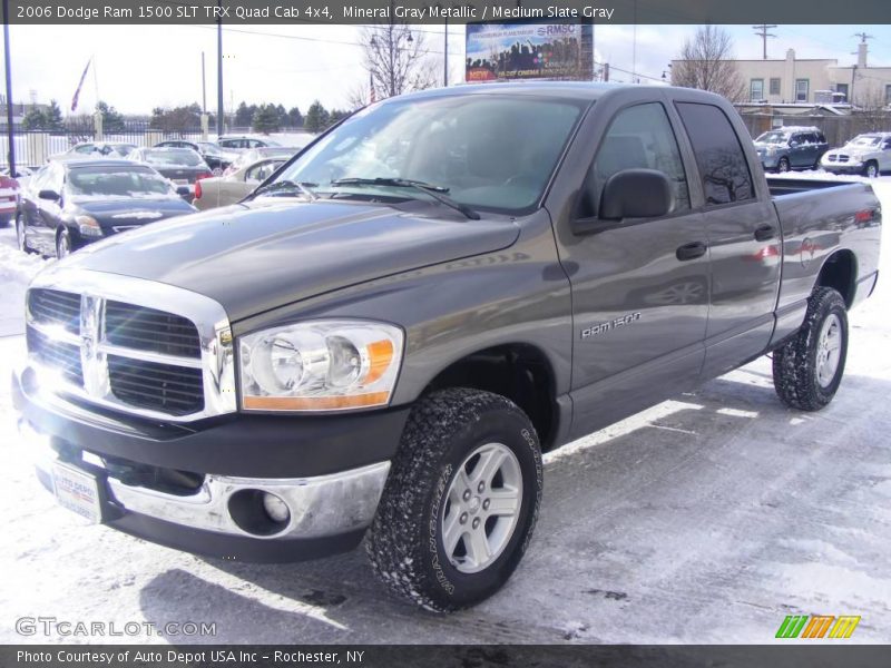 Mineral Gray Metallic / Medium Slate Gray 2006 Dodge Ram 1500 SLT TRX Quad Cab 4x4