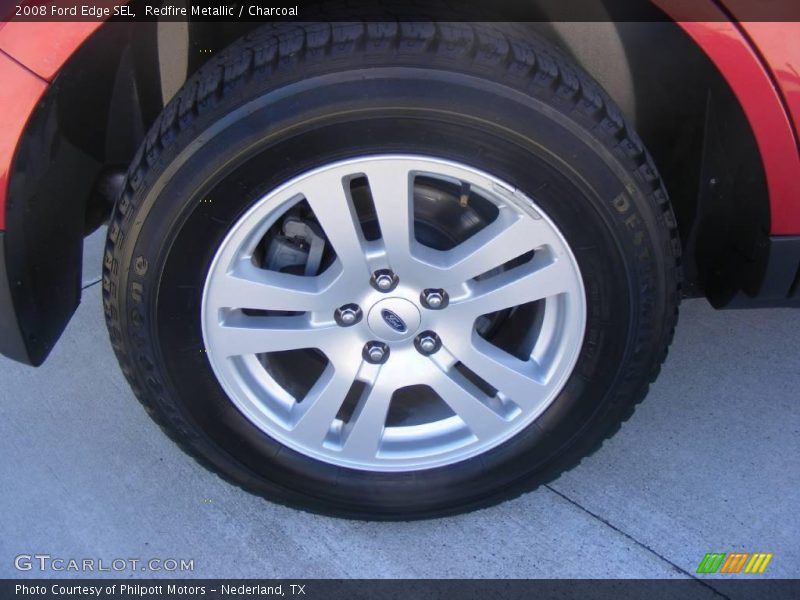 Redfire Metallic / Charcoal 2008 Ford Edge SEL