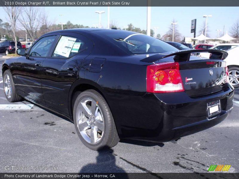 Brilliant Black Crystal Pearl / Dark Slate Gray 2010 Dodge Charger R/T