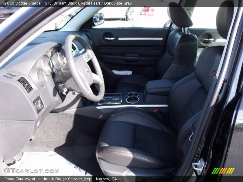 Brilliant Black Crystal Pearl / Dark Slate Gray 2010 Dodge Charger R/T
