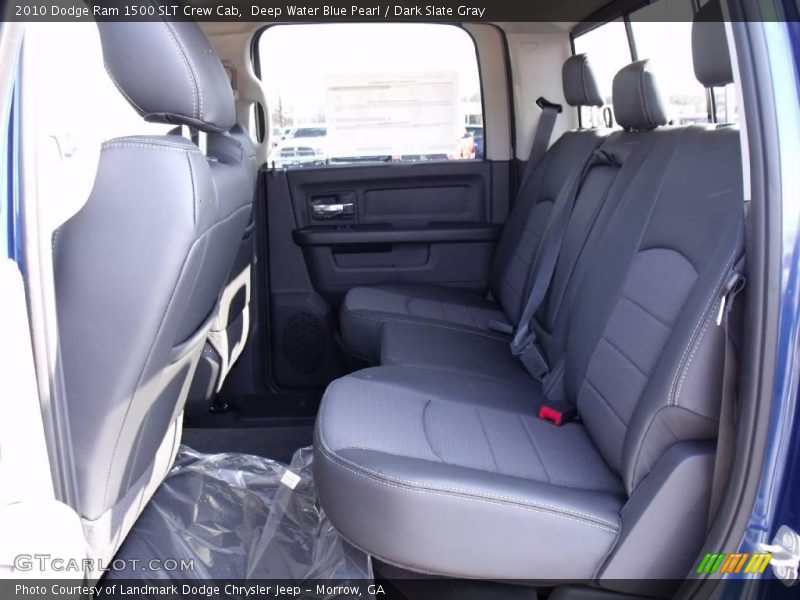 Deep Water Blue Pearl / Dark Slate Gray 2010 Dodge Ram 1500 SLT Crew Cab