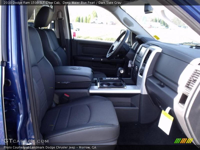 Deep Water Blue Pearl / Dark Slate Gray 2010 Dodge Ram 1500 SLT Crew Cab