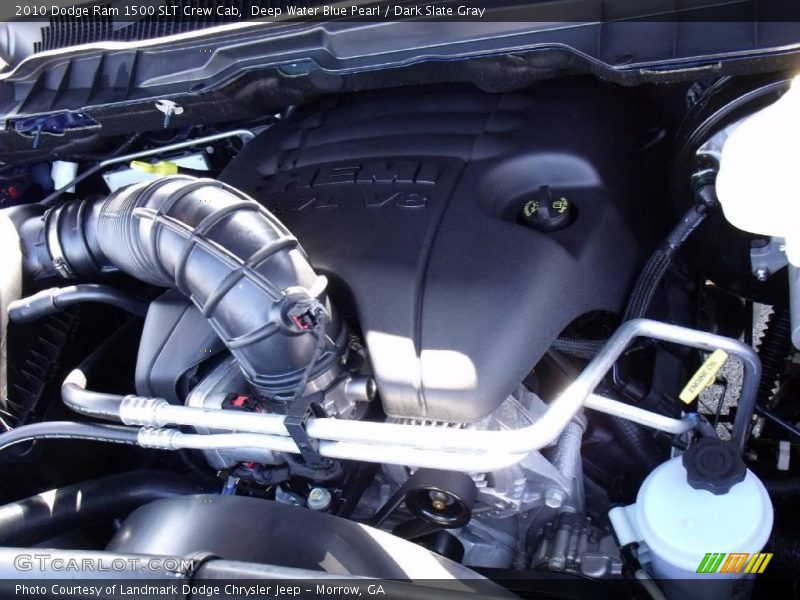 Deep Water Blue Pearl / Dark Slate Gray 2010 Dodge Ram 1500 SLT Crew Cab