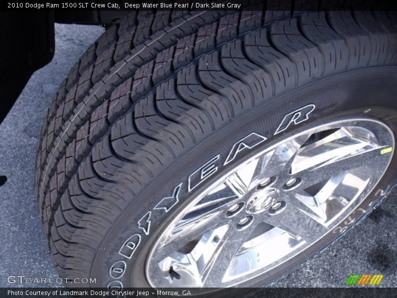 Deep Water Blue Pearl / Dark Slate Gray 2010 Dodge Ram 1500 SLT Crew Cab