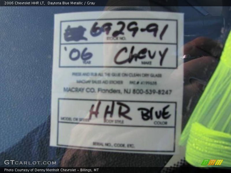 Daytona Blue Metallic / Gray 2006 Chevrolet HHR LT