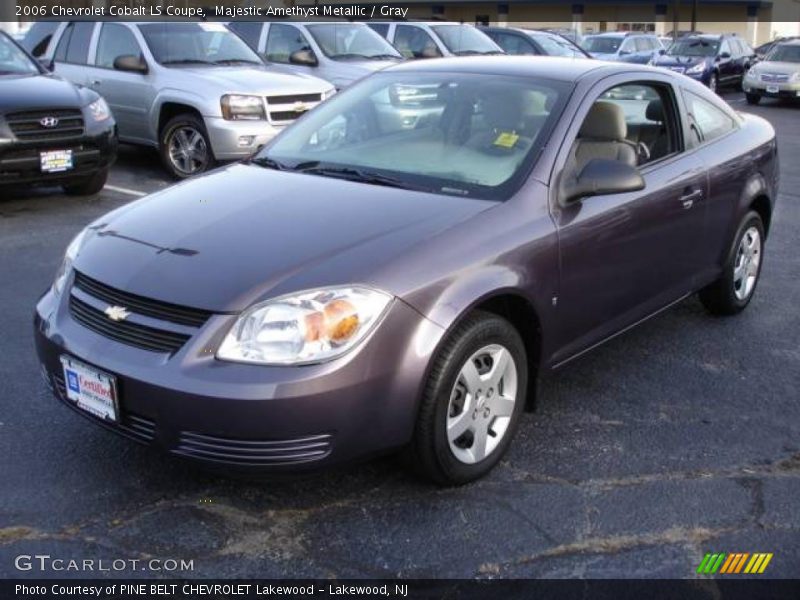Majestic Amethyst Metallic / Gray 2006 Chevrolet Cobalt LS Coupe