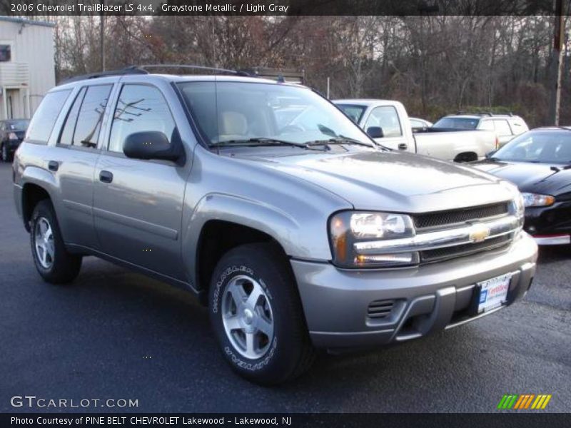 Graystone Metallic / Light Gray 2006 Chevrolet TrailBlazer LS 4x4