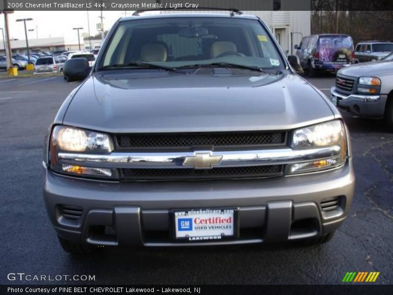 Graystone Metallic / Light Gray 2006 Chevrolet TrailBlazer LS 4x4