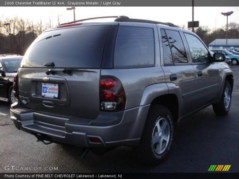 Graystone Metallic / Light Gray 2006 Chevrolet TrailBlazer LS 4x4