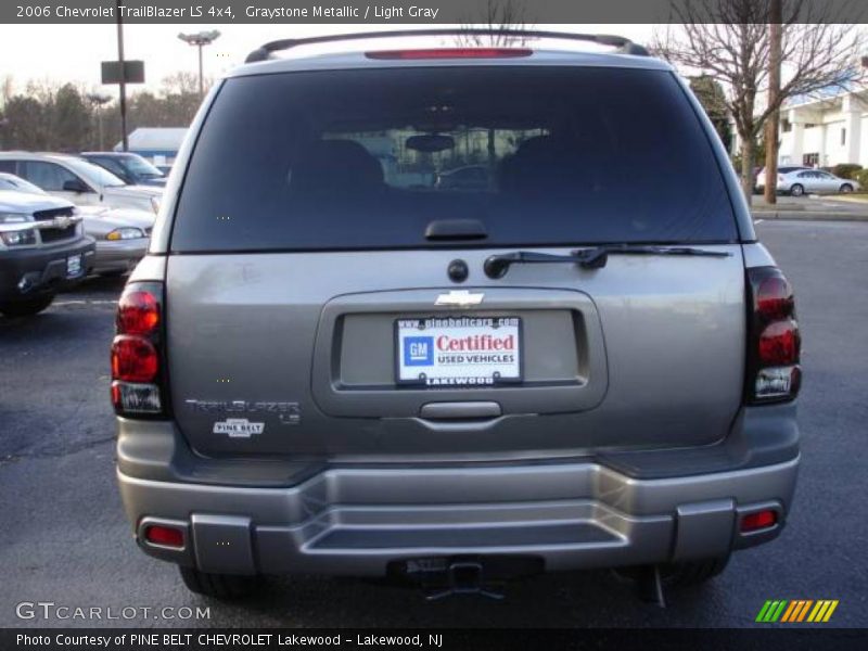 Graystone Metallic / Light Gray 2006 Chevrolet TrailBlazer LS 4x4