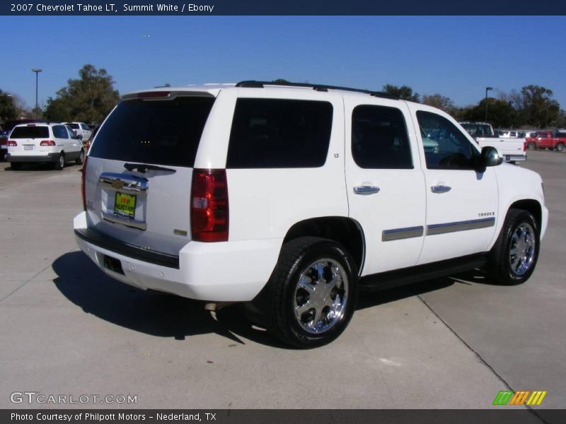 Summit White / Ebony 2007 Chevrolet Tahoe LT