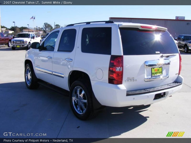 Summit White / Ebony 2007 Chevrolet Tahoe LT