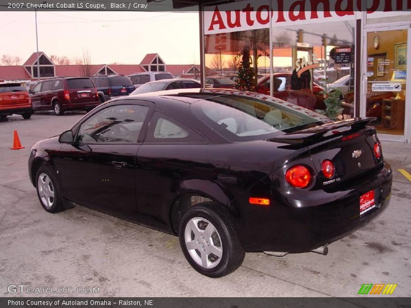 Black / Gray 2007 Chevrolet Cobalt LS Coupe