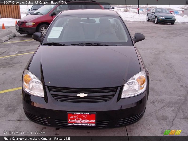 Black / Gray 2007 Chevrolet Cobalt LS Coupe