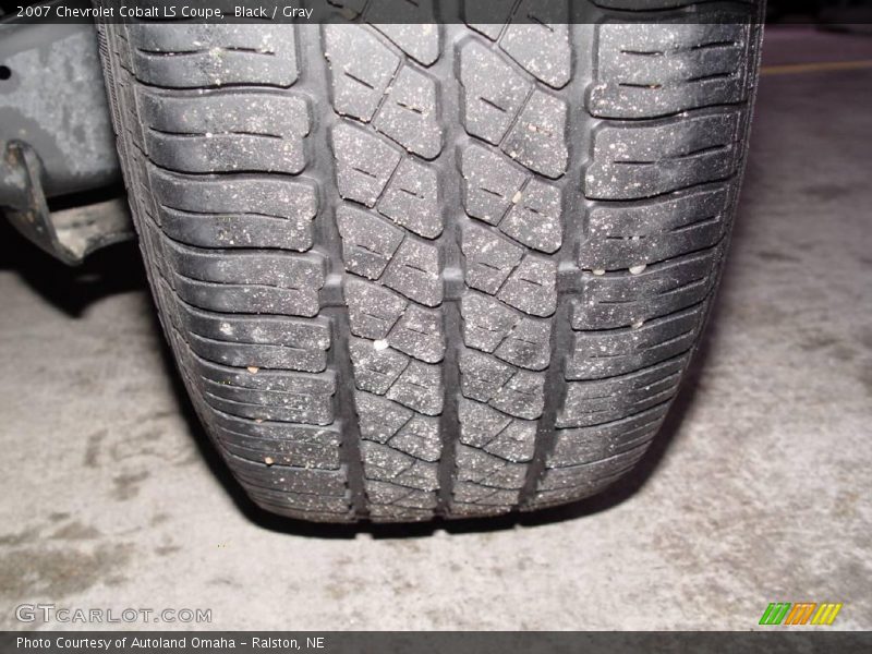 Black / Gray 2007 Chevrolet Cobalt LS Coupe