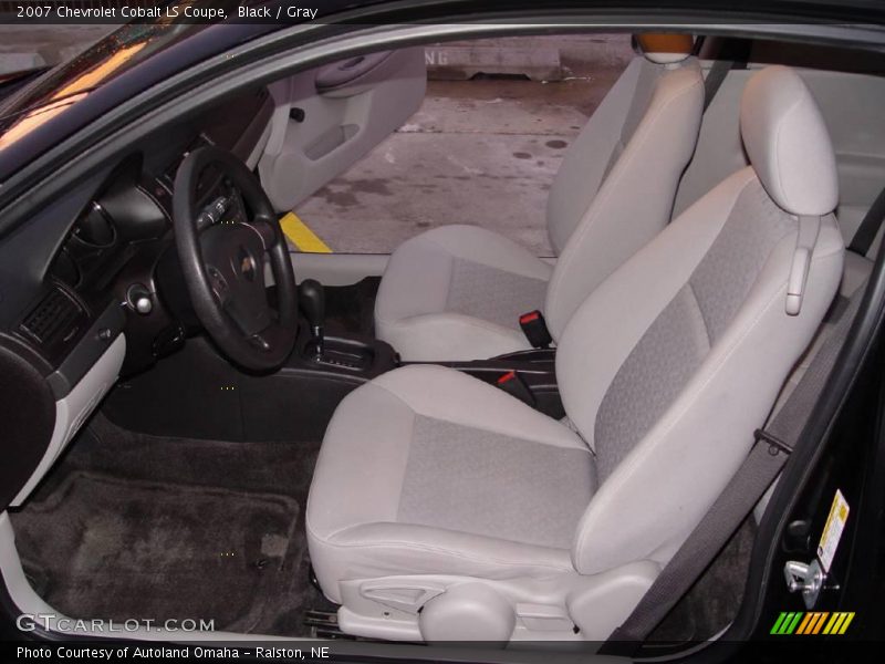 Black / Gray 2007 Chevrolet Cobalt LS Coupe