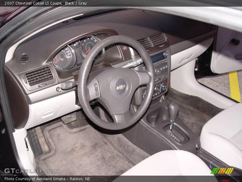 Black / Gray 2007 Chevrolet Cobalt LS Coupe