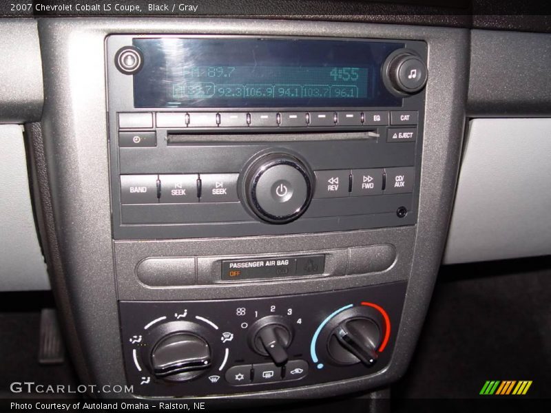 Black / Gray 2007 Chevrolet Cobalt LS Coupe