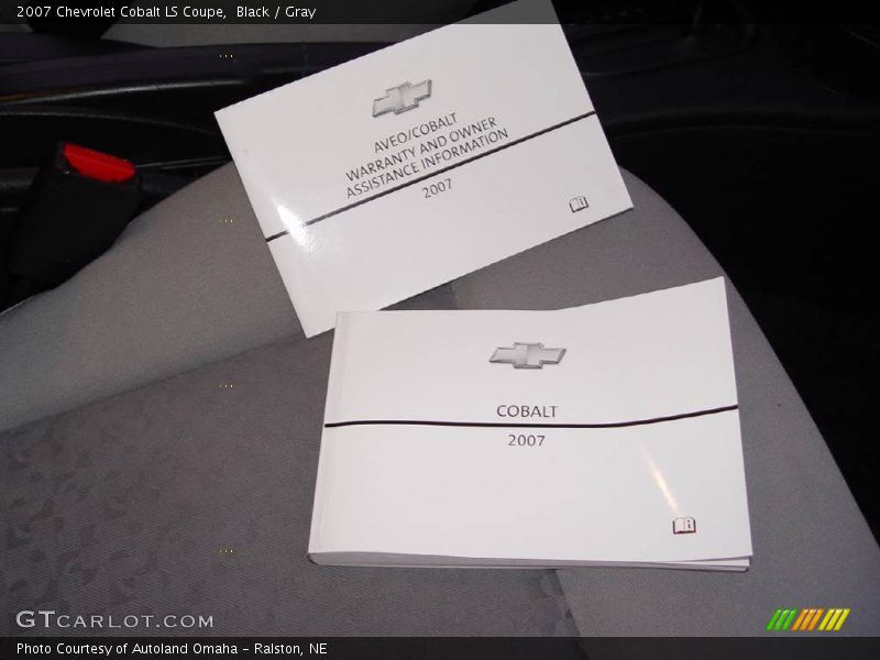 Black / Gray 2007 Chevrolet Cobalt LS Coupe