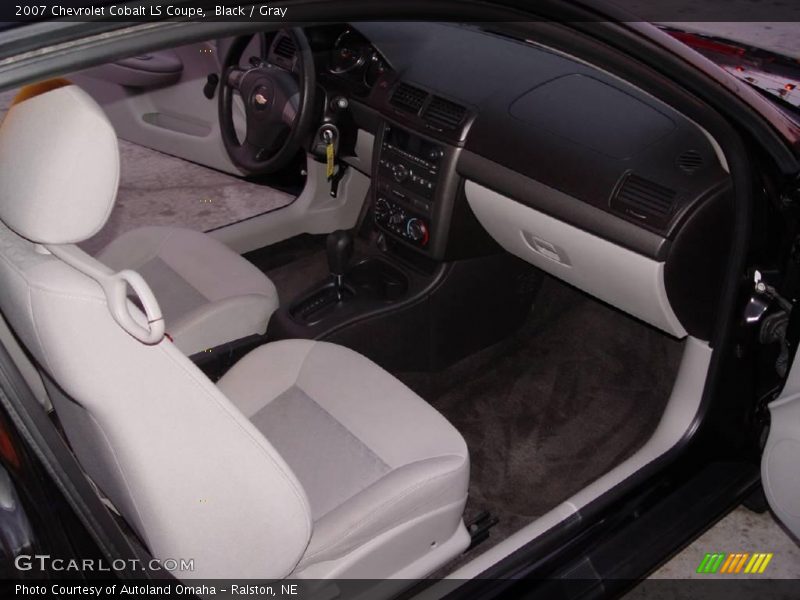 Black / Gray 2007 Chevrolet Cobalt LS Coupe