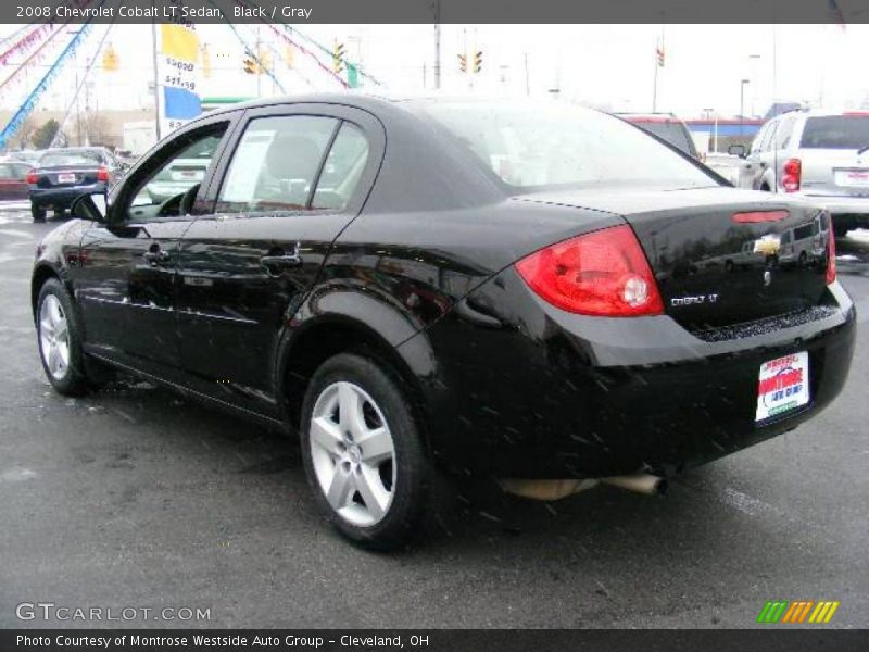 Black / Gray 2008 Chevrolet Cobalt LT Sedan