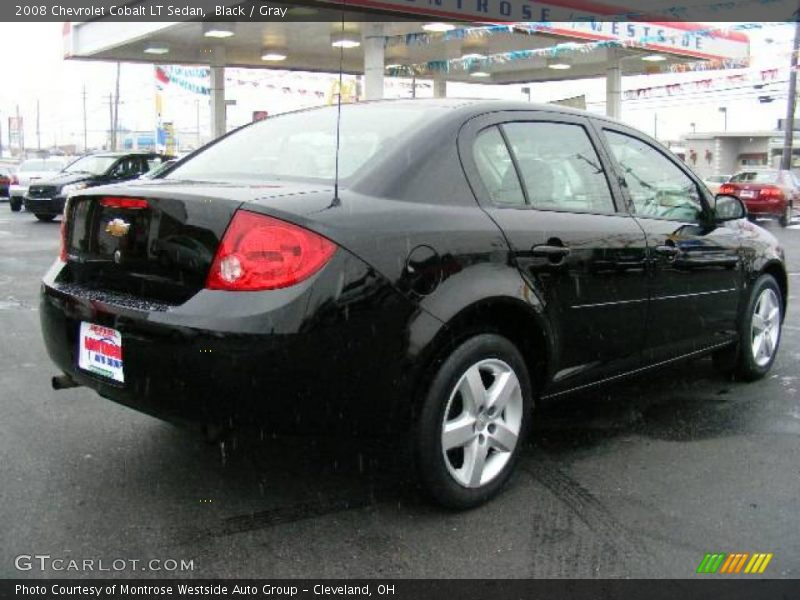 Black / Gray 2008 Chevrolet Cobalt LT Sedan