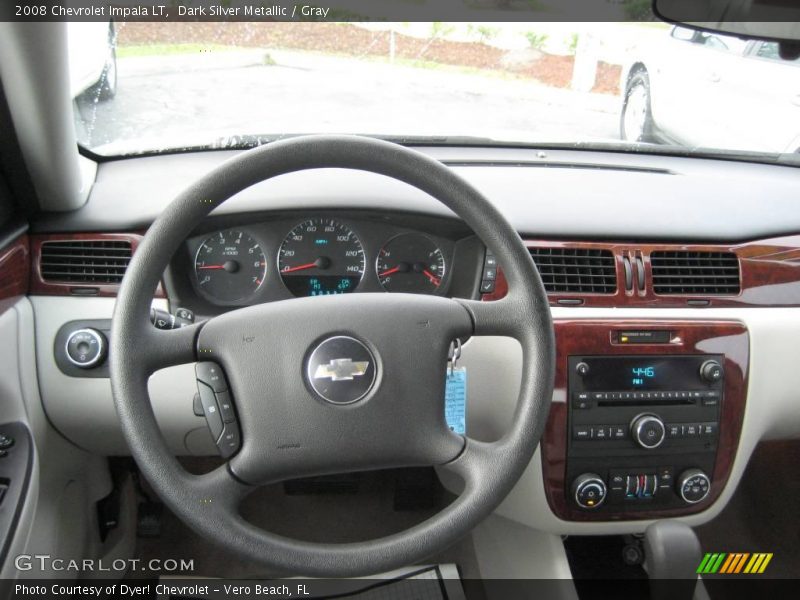Dark Silver Metallic / Gray 2008 Chevrolet Impala LT