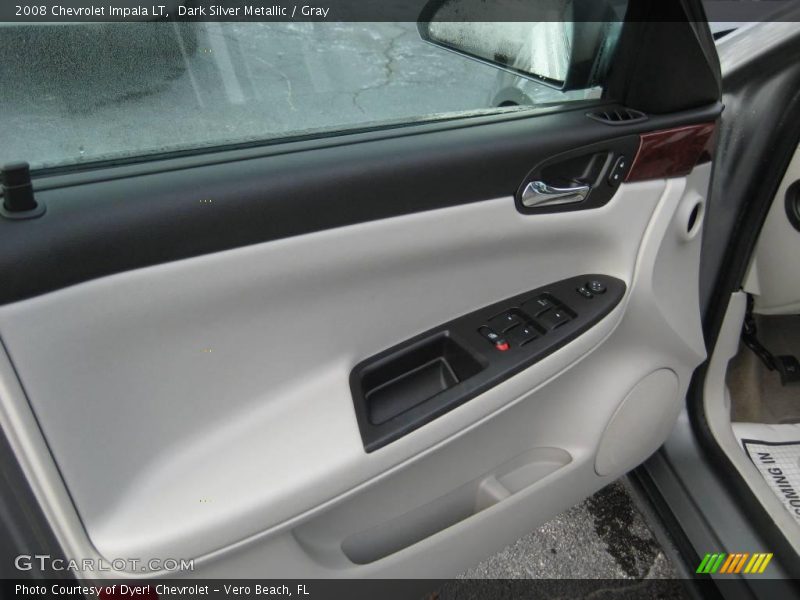 Dark Silver Metallic / Gray 2008 Chevrolet Impala LT