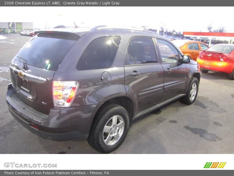 Granite Gray Metallic / Light Gray 2008 Chevrolet Equinox LT AWD