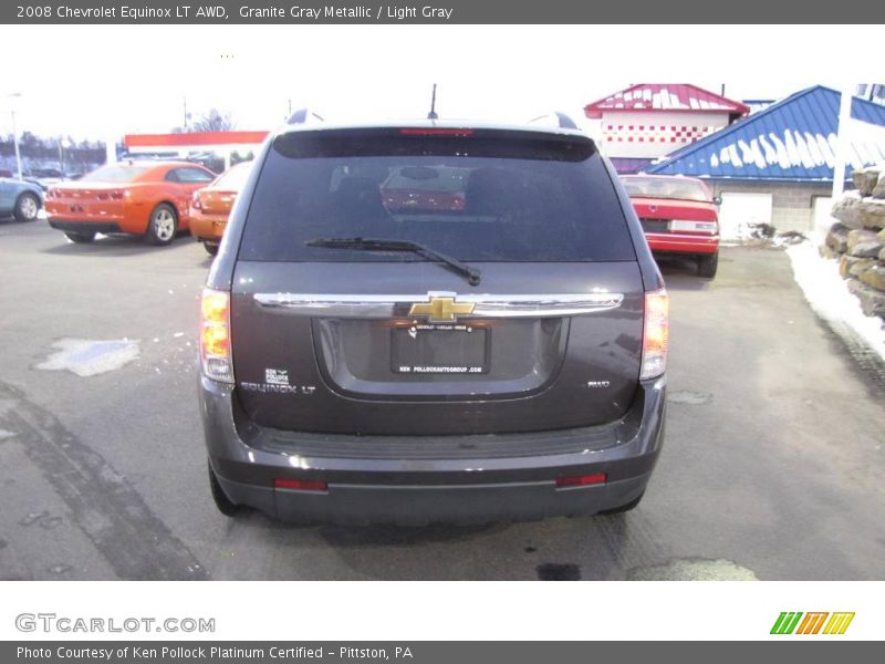 Granite Gray Metallic / Light Gray 2008 Chevrolet Equinox LT AWD