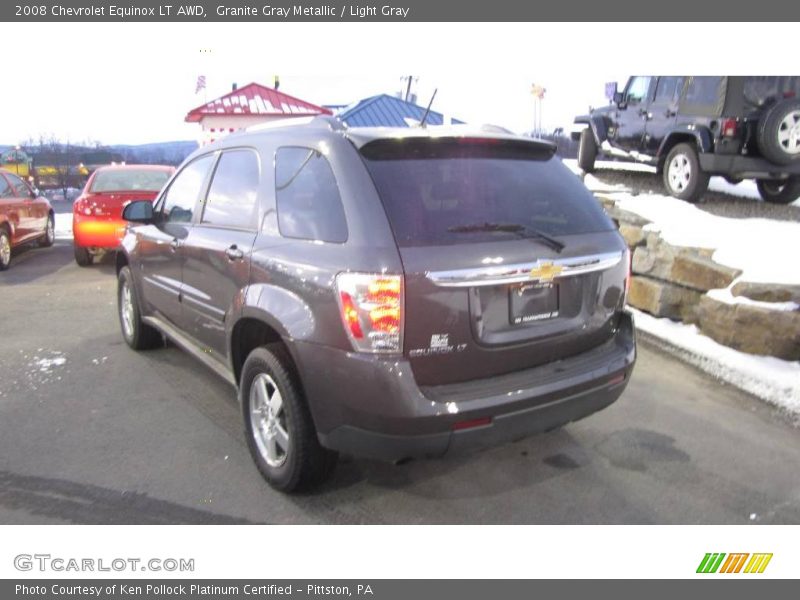 Granite Gray Metallic / Light Gray 2008 Chevrolet Equinox LT AWD