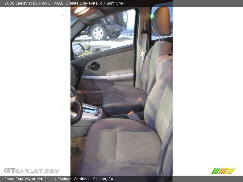 Granite Gray Metallic / Light Gray 2008 Chevrolet Equinox LT AWD