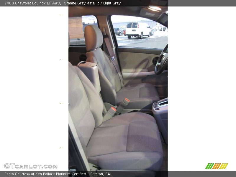 Granite Gray Metallic / Light Gray 2008 Chevrolet Equinox LT AWD