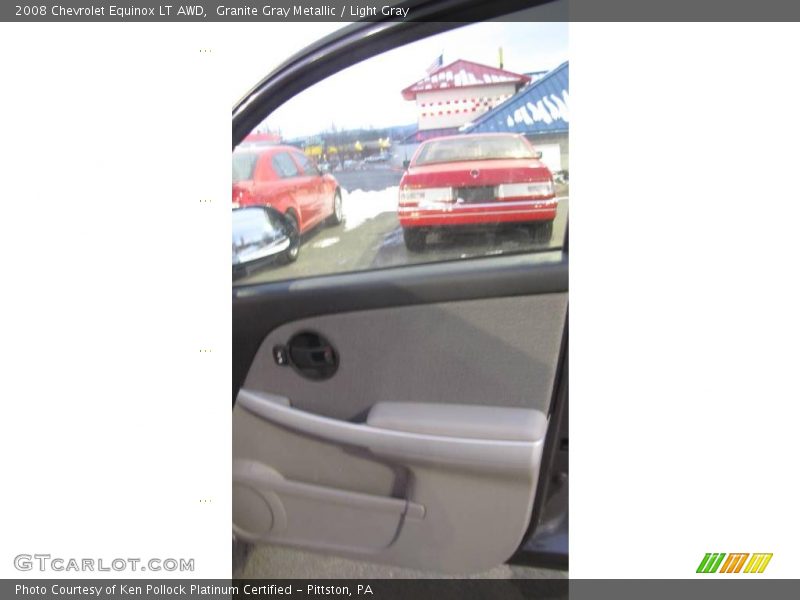Granite Gray Metallic / Light Gray 2008 Chevrolet Equinox LT AWD