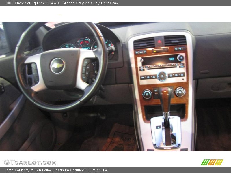 Granite Gray Metallic / Light Gray 2008 Chevrolet Equinox LT AWD